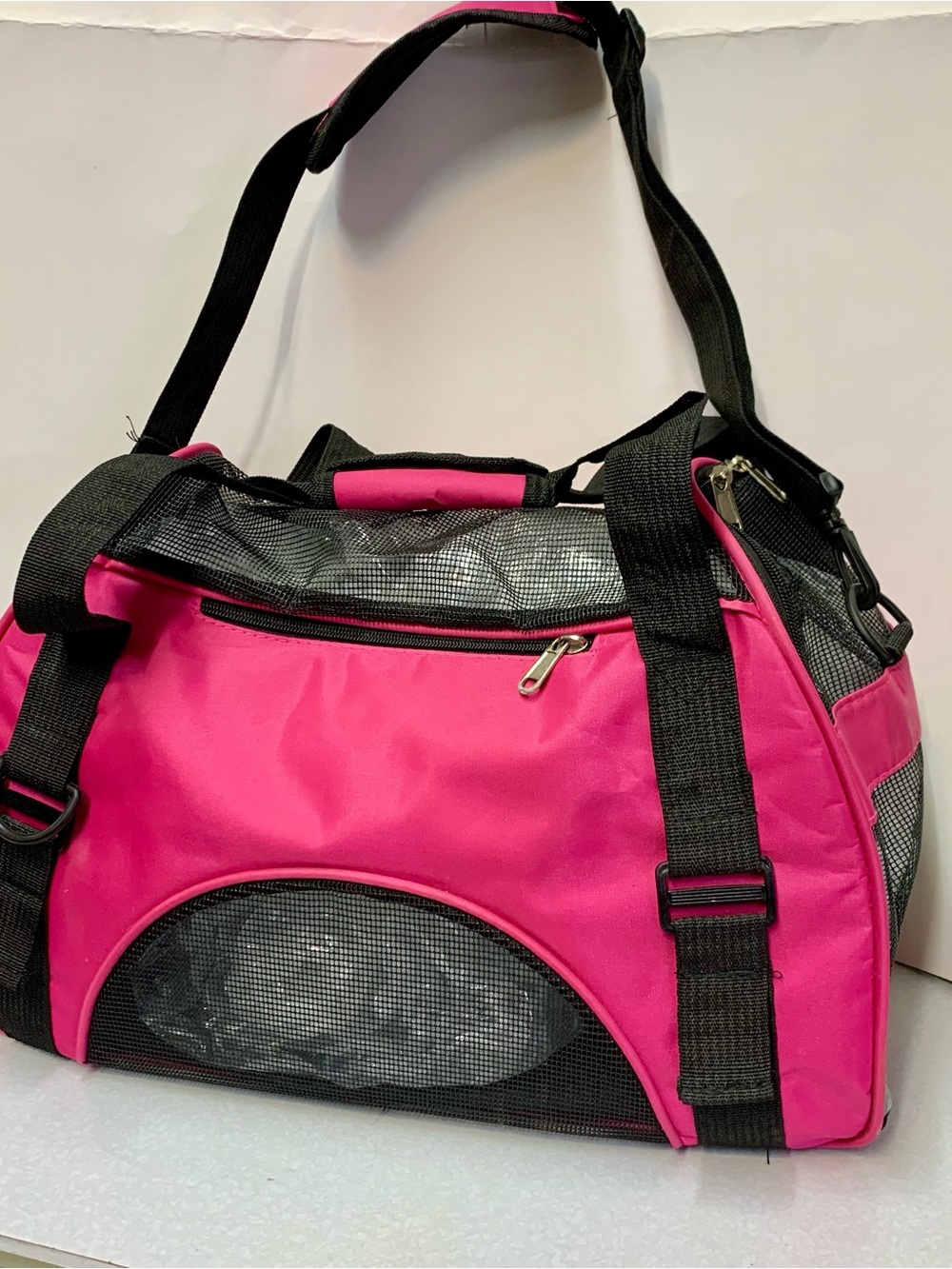 Pink Soft-Sided Pet Carrier Bag - Airline Approved Travel Tote
